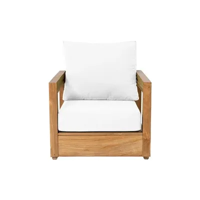 Cadeira de jardim de madeira para exterior