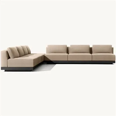 Sofá pequeno para móveis de pátio